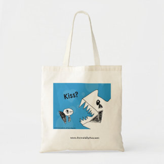 Grumpy Fish Needs a Kiss Tote Bag