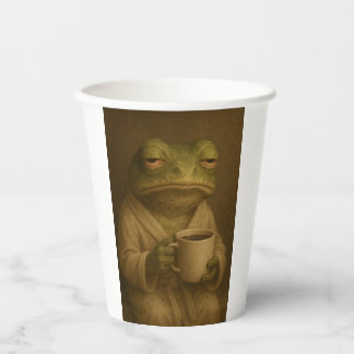 Grumpy Frog  Paper Cups
