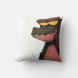 Grumpy Gator Cushion