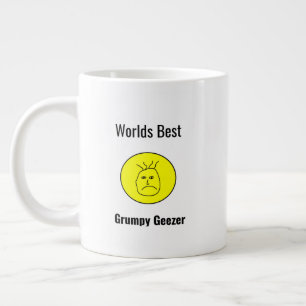 Grumpy Geezer Father's Day Large Coffee Mug