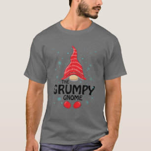 Grumpy Gnome Matching Family Group Christmas Party T-Shirt