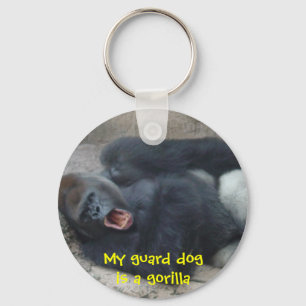 Grumpy Gorilla Key Ring