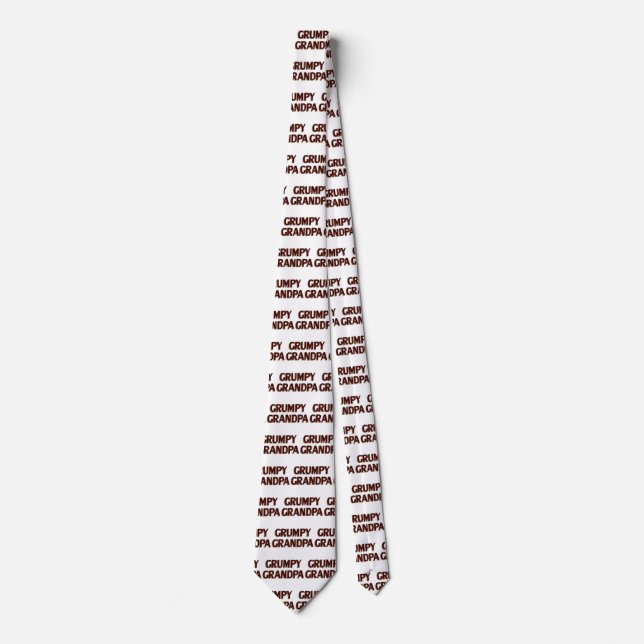 Grumpy Grandpa Tie (Front)