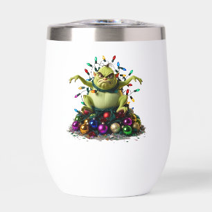 grumpy green Water Bottle