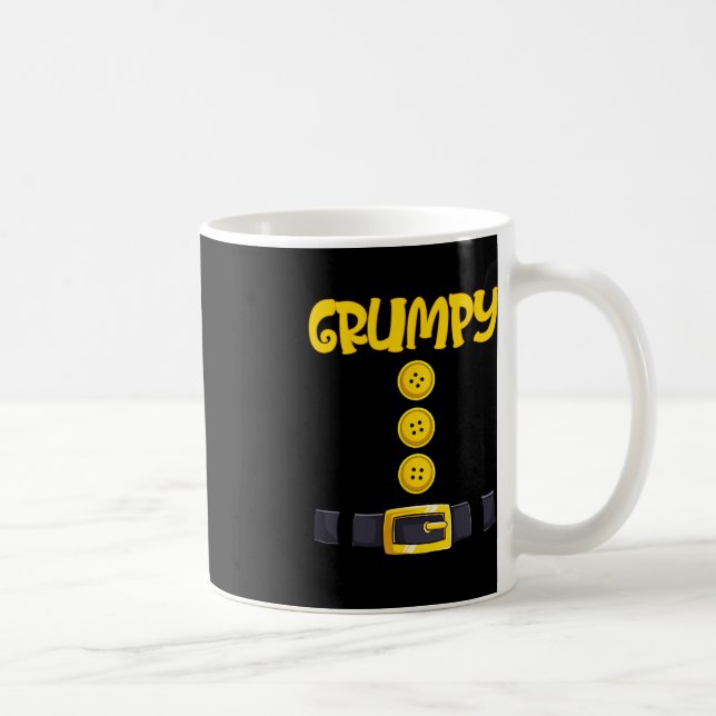 Grumpy Halloween Dwarf Costume Colour Matching  Coffee Mug (Right)