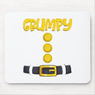 Grumpy Halloween Dwarf Costume Colour Matching Mouse Pad
