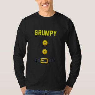 Grumpy Halloween Dwarf Costume Colour Matching T-Shirt