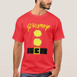 Grumpy Halloween Dwarf Costume Colour Matching T-Shirt
