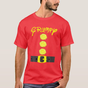 Grumpy Halloween Dwarf Costume Colour Matching T-Shirt