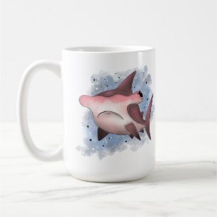 Grumpy Hammerhead Shark Coffee Mug