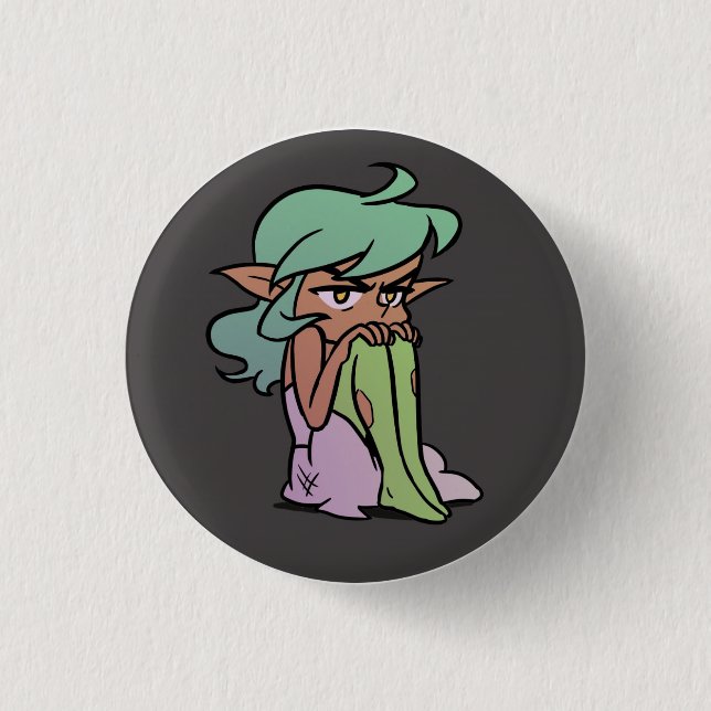 Grumpy Harpy 3 Cm Round Badge (Front)