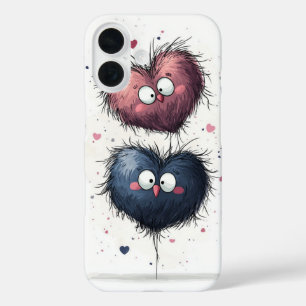 Grumpy heart Minis iPhone 16 Case