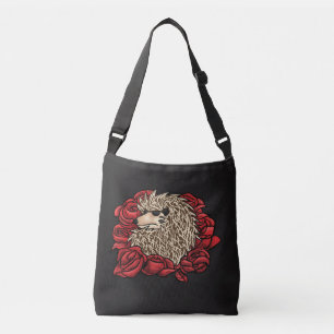 Grumpy Hedgehog Crossbody bag