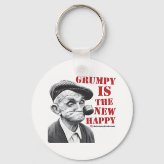 Grumpy is the new happy key ring