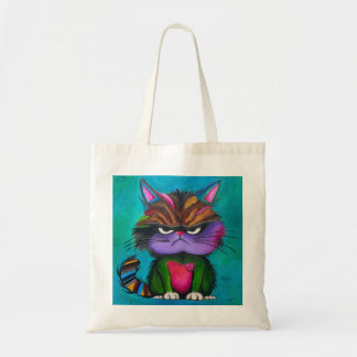 Grumpy Kitty Sweatshirt Tote Bag