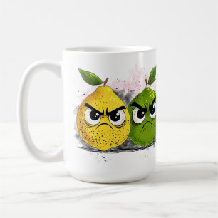 Grumpy Lemon Grumpy Lime Coffee Mug