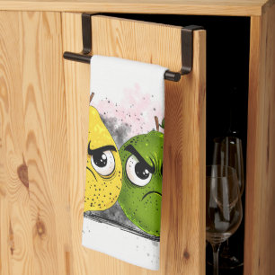 Grumpy Lemon Grumpy Lime Tea Towel