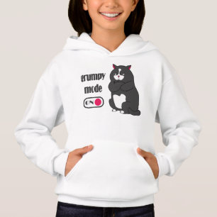 Grumpy mode on funny fat cat