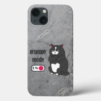 Grumpy mode on funny fat cat
