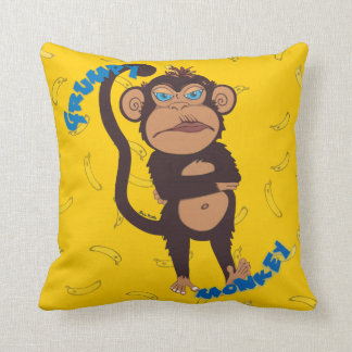Grumpy Monkey Cushion