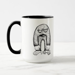 Grumpy Monster Mug – Cute Weird Energy