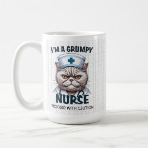 Grumpy Nurse Cat Mug – Funny #NurseLife Gift