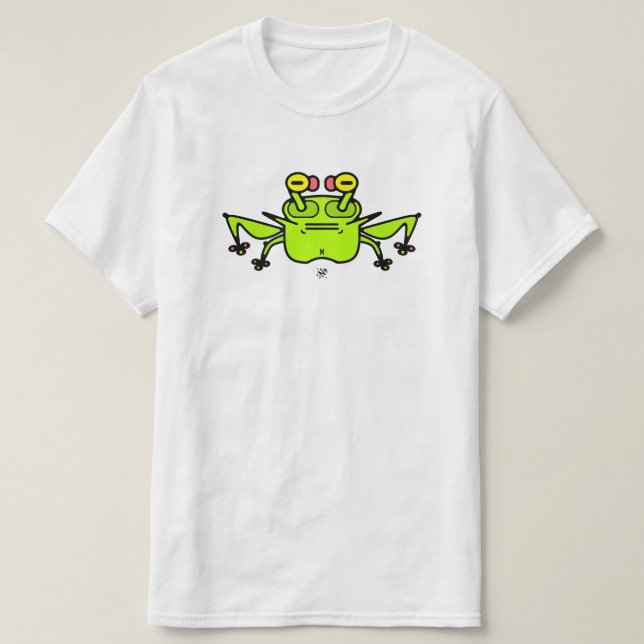 Grumpy odd frog toad v1 T-Shirt (Design Front)
