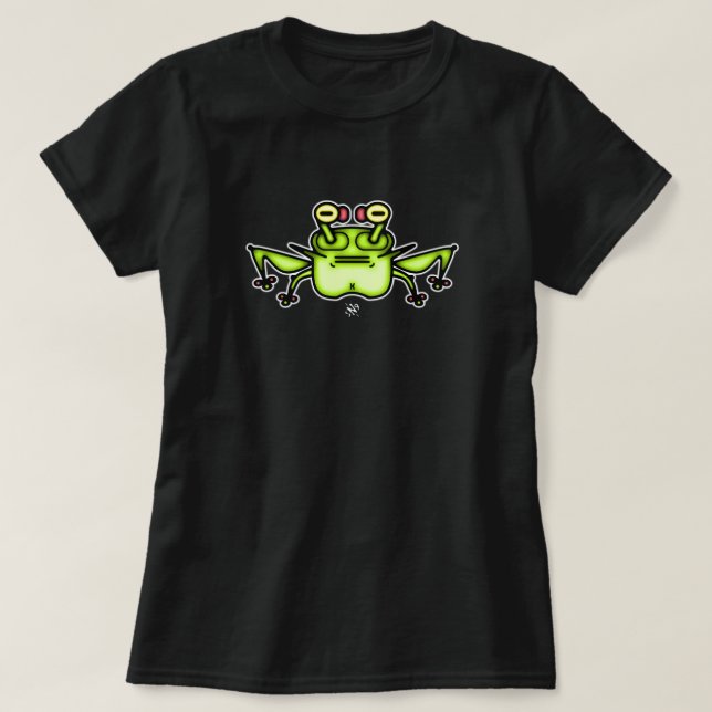 Grumpy odd frog toad v2-1 T-Shirt (Design Front)