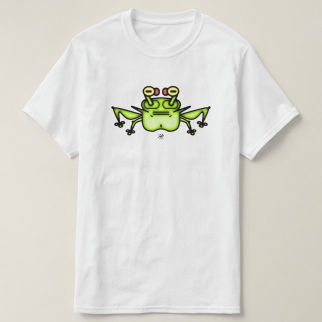 Grumpy odd frog toad v2 T-Shirt (Design Front)