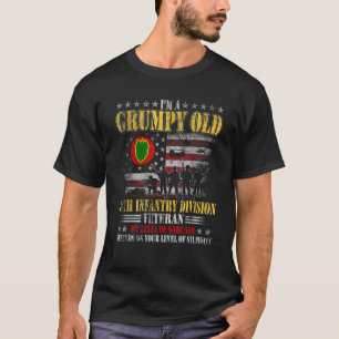 Grumpy Old 24th Infantry Division Veteran Father s T-Shirt