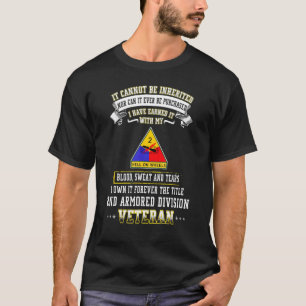 Grumpy Old 2nd Armoured Division Veteran Father Da T-Shirt