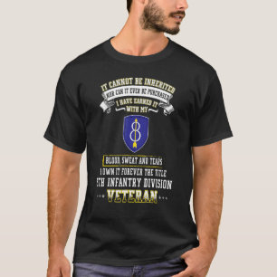 Grumpy Old 8th Infantry Division Veteran Day Milit T-Shirt