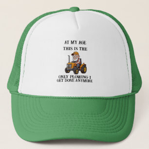 Grumpy Old Farmer Ploughing Trucker Hat