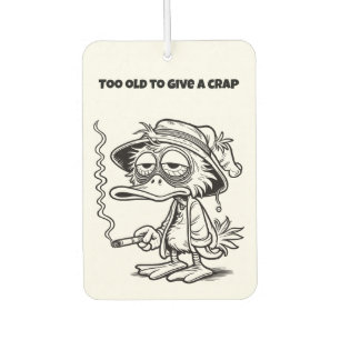 Grumpy Old Man Car Air Freshener