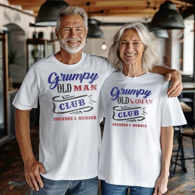 Grumpy Old Man Club Founder Member  T-Shirt (Creator Uploaded)
