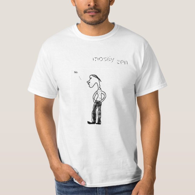 Grumpy old man says no t-shirt (Front)