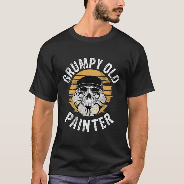 Grumpy Old Painter T-Shirt (Front)