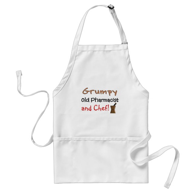 Grumpy Old Pharmacist T-Shirts and Gifts Standard Apron (Front)