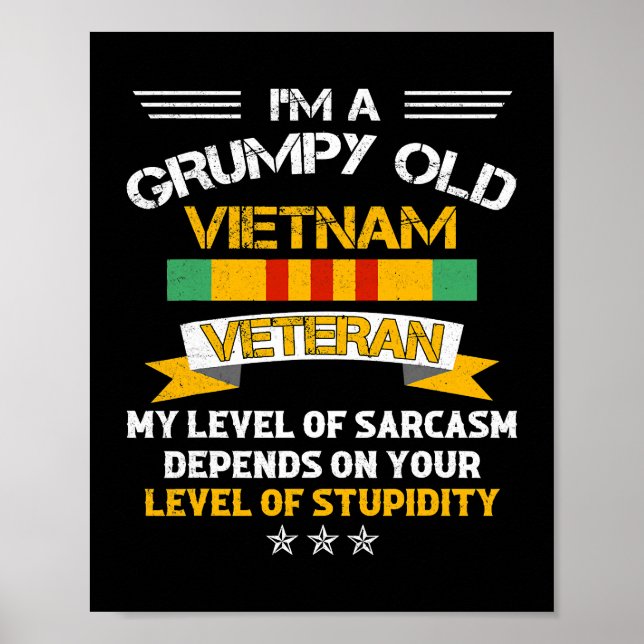 Grumpy Old Vietnam Veteran 211 Poster (Front)
