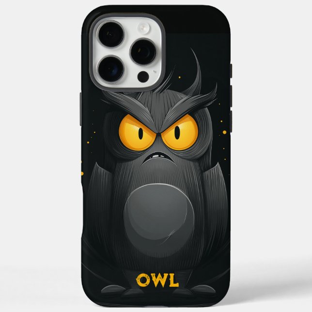 Grumpy Owl Personalised Case-Mate iPhone Case (Back)