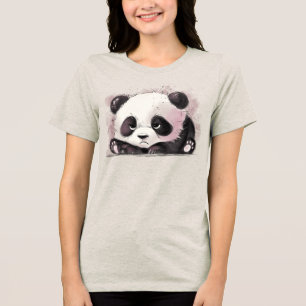 Grumpy Panda Tri-Blend Shirt