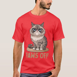 Grumpy Persian Cat Funny Sarcastic Cat Lover retro T-Shirt