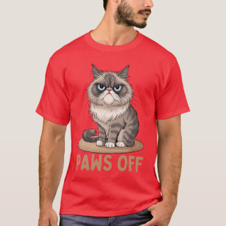 Grumpy Persian Cat Funny Sarcastic Cat Lover retro T-Shirt