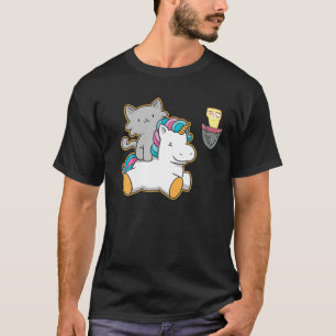 Grumpy Pocket Cat Unicorn Meowgical Kawaii Caticor T-Shirt