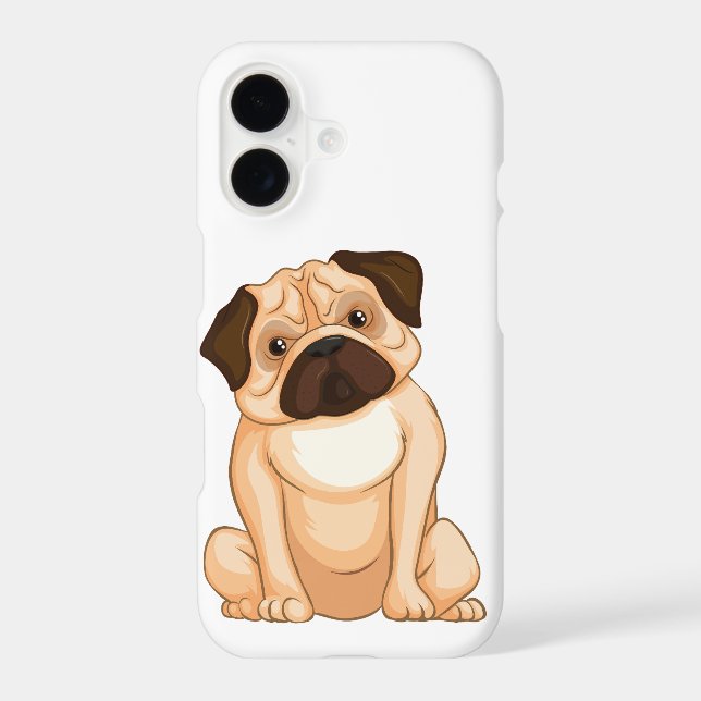 Grumpy Pug Cartoon (Back)