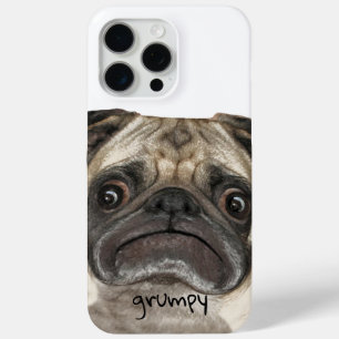 Grumpy Puggy Gifts iPhone 15 Pro Max Case