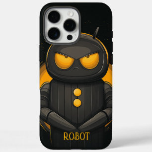 Grumpy Robot Personalised iPhone 16 Pro Max Case
