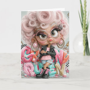Grumpy Sassy Queen Punk Card