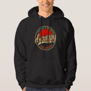 Grumpy The Man The Myth The Legend Father's Day Hoodie
