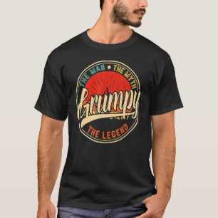 Grumpy The Man The Myth The Legend Father's Day T-Shirt
